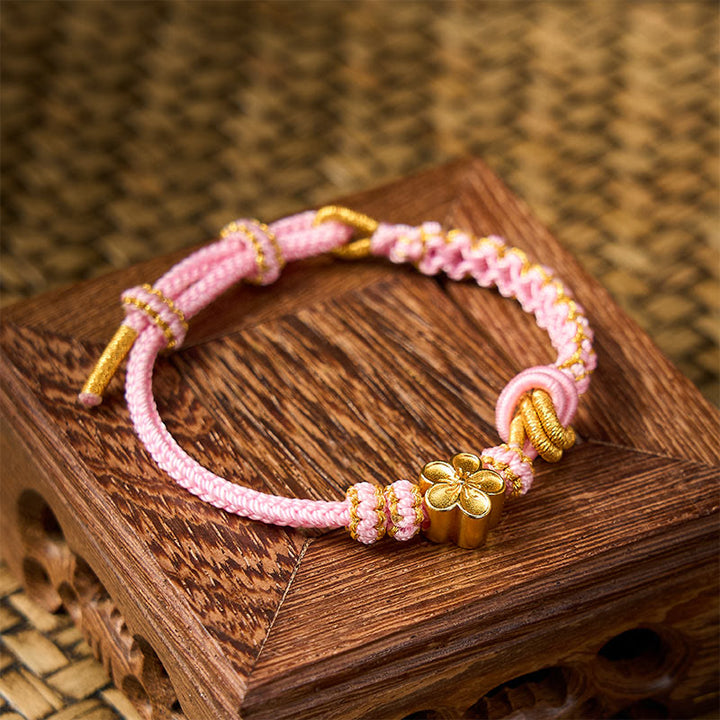 Buddha Stones Verstelbare Armband met gevlochten touwknoop - image 23