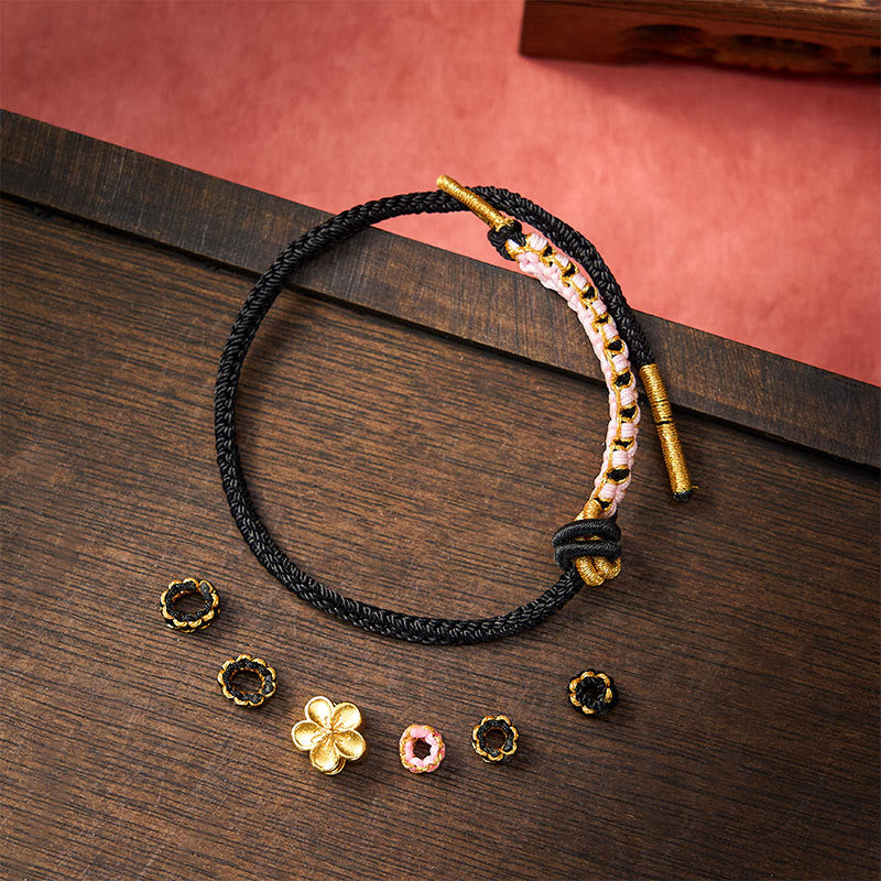 Buddha Stones Verstelbare Armband met gevlochten touwknoop - image 10