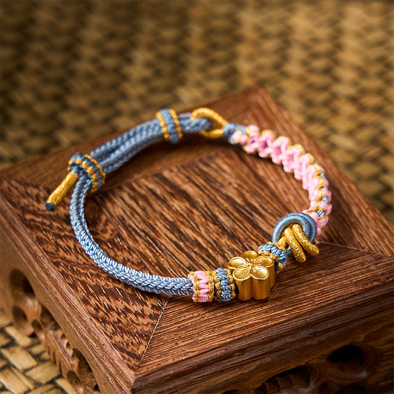 Buddha Stones Verstelbare Armband met gevlochten touwknoop - image 35