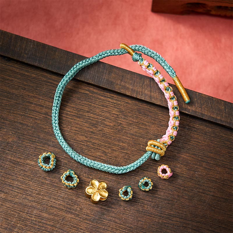 Buddha Stones Verstelbare Armband met gevlochten touwknoop - image 16