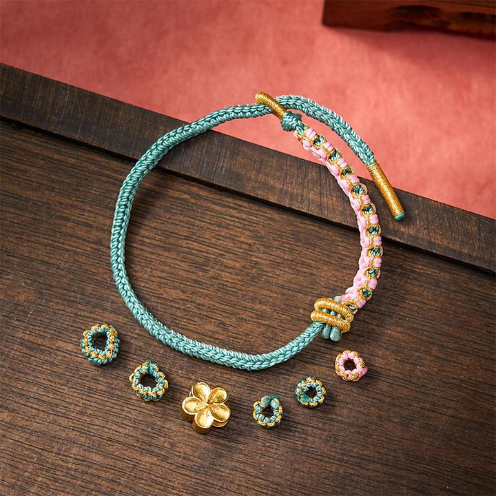 Buddha Stones Verstelbare Armband met gevlochten touwknoop - image 16