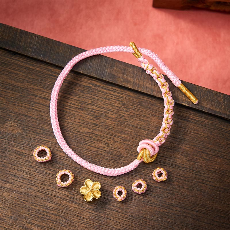 Buddha Stones Verstelbare Armband met gevlochten touwknoop - image 24