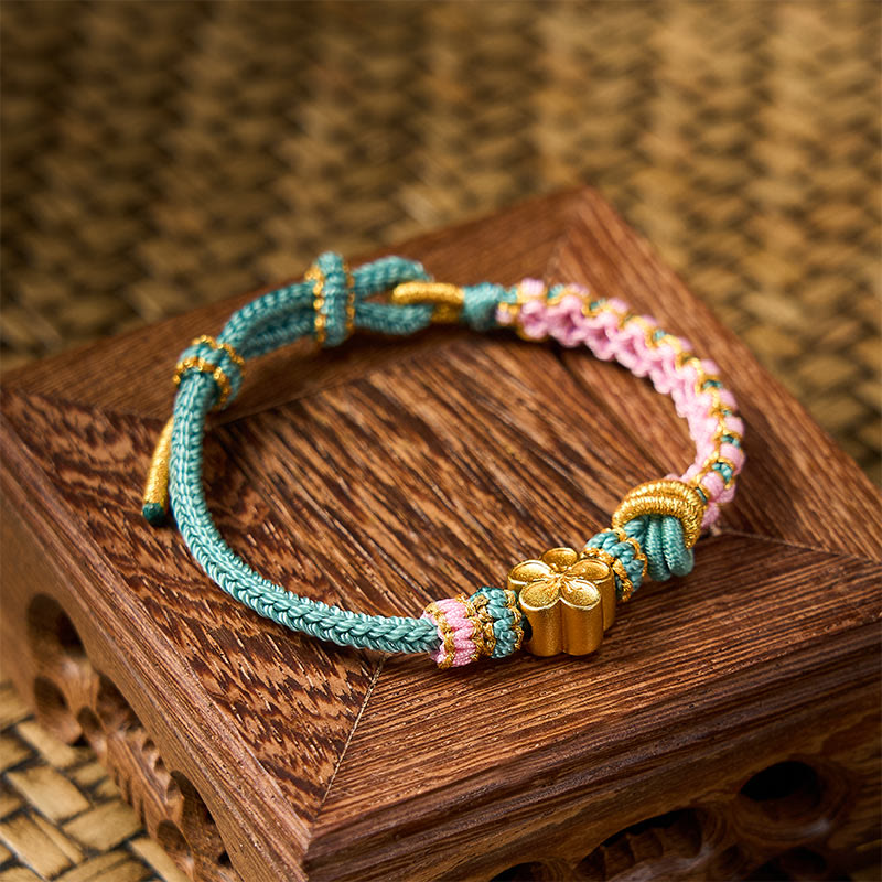 Buddha Stones Verstelbare Armband met gevlochten touwknoop - image 15