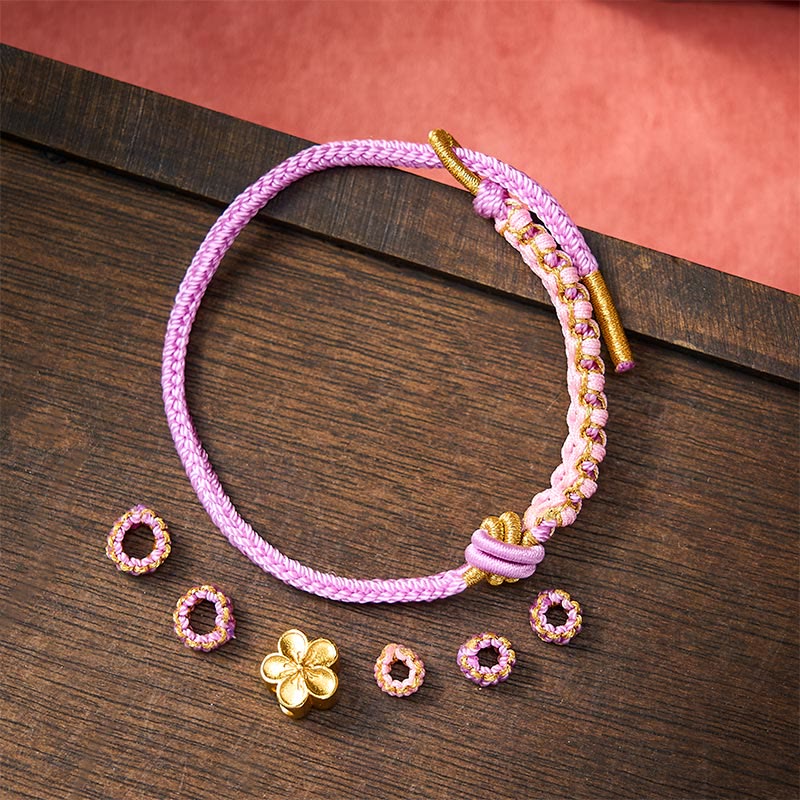 Buddha Stones Verstelbare Armband met gevlochten touwknoop - image 30