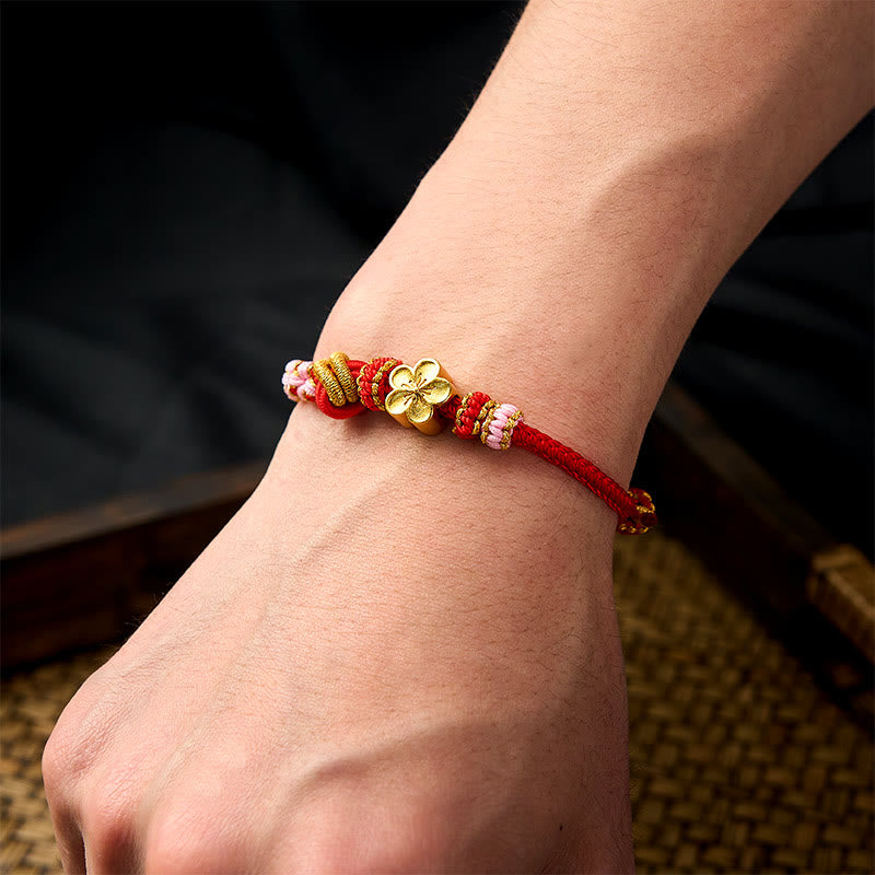 Buddha Stones Verstelbare Armband met gevlochten touwknoop - image 5