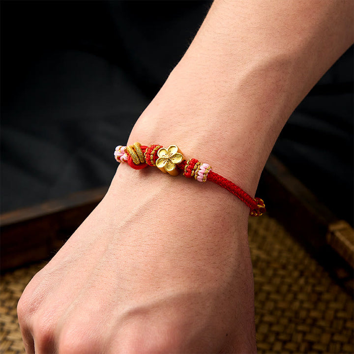 Buddha Stones Verstelbare Armband met gevlochten touwknoop - image 5