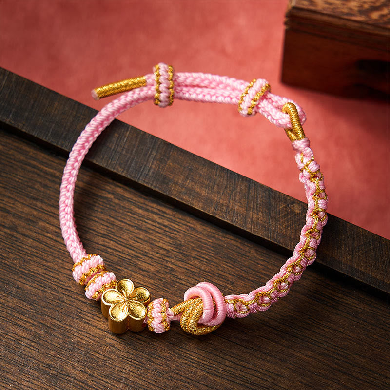 Buddha Stones Verstelbare Armband met gevlochten touwknoop - image 21