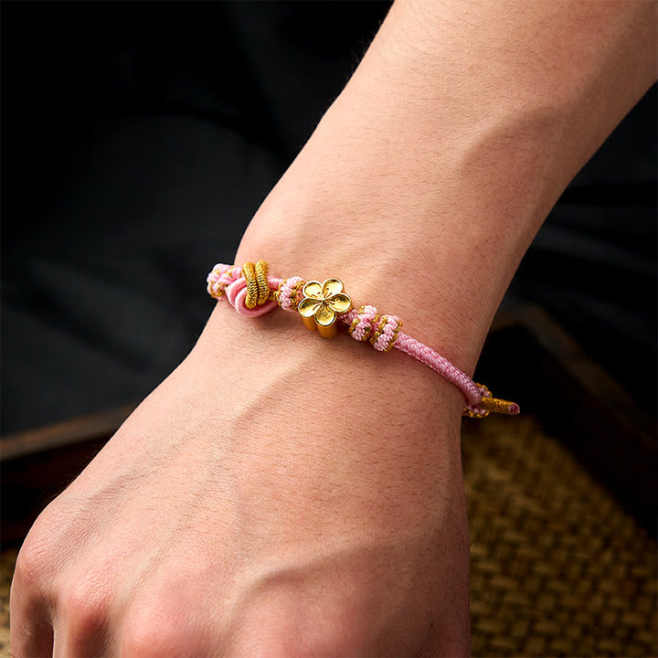 Buddha Stones Verstelbare Armband met gevlochten touwknoop - image 25