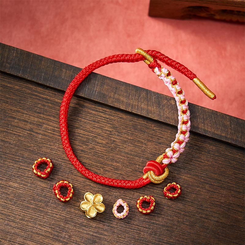 Buddha Stones Verstelbare Armband met gevlochten touwknoop - image 4