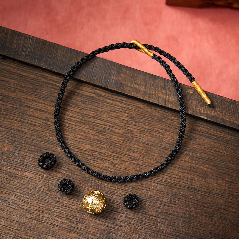Buddha Stones Handgeweven rode koord kracht Om Mani Padme Hum verstelbare doe-het-zelf Armband - image 19