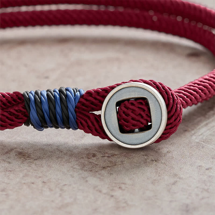 Buddha Stones 925 Sterling Zilveren Dubbele Wikkelknop Armband - image 4