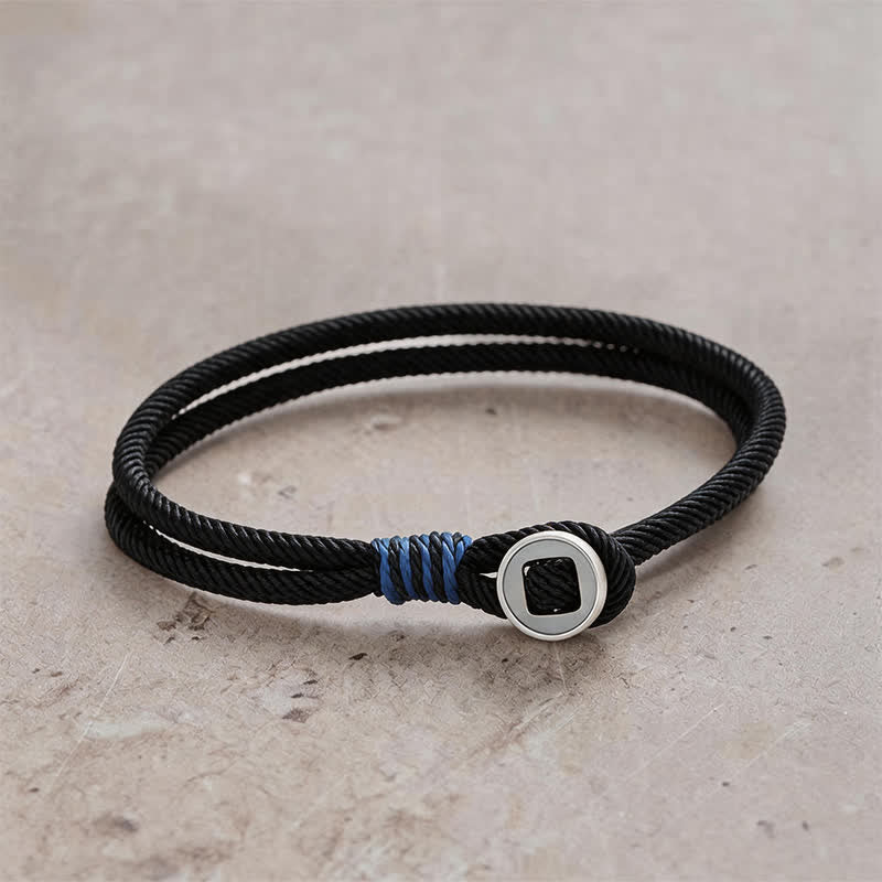 Buddha Stones 925 Sterling Zilveren Dubbele Wikkelknop Armband - Zwart - Polsomtrek: 7,9–8,2 inch (20–21 cm) - image 8