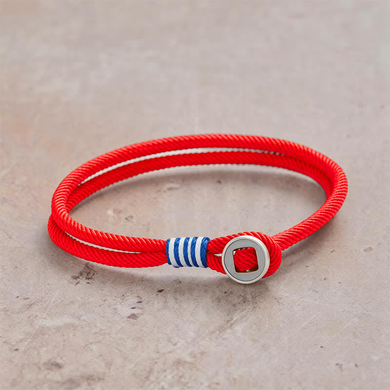 Buddha Stones 925 Sterling Zilveren Dubbele Wikkelknop Armband - Rood - Polsomtrek: 7,9–8,2 inch (20–21 cm) - image 10