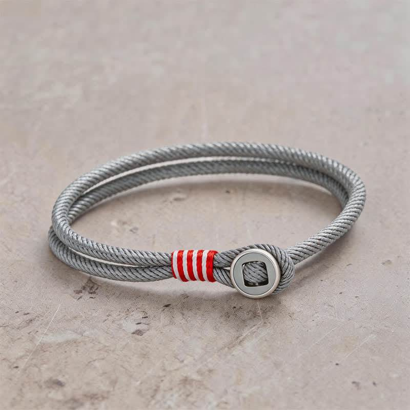 Buddha Stones 925 Sterling Zilveren Dubbele Wikkelknop Armband - Grijs - Polsomtrek: 7,9–8,2 inch (20–21 cm) - image 11