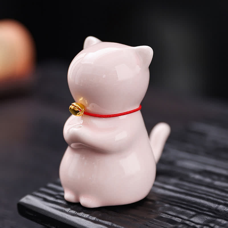 Buddha Stones Keramische Kawaii Wierook met asopvangbakje (zonder Wierook) . - image 8
