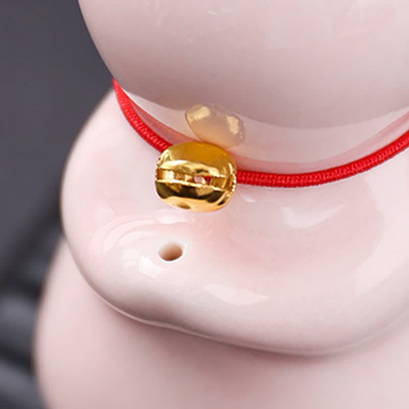 Buddha Stones Keramische Kawaii Wierook met asopvangbakje (zonder Wierook) . - image 10