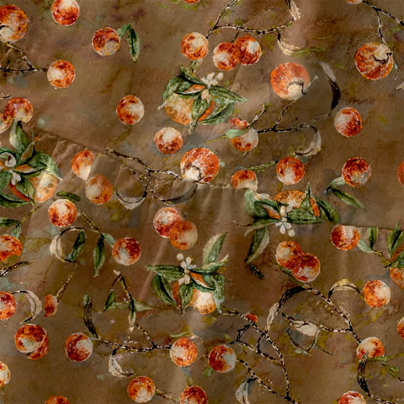 Buddha Stones Zomerse casual vintage zomerjurk voor dames met bloemen- en Midi, Mouwloos en met Zakken. - image 1