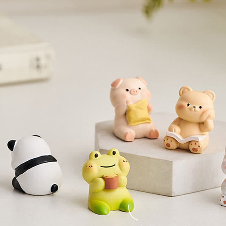 Buddha Stones Hars Kawaii Dieren Schommelstoel Comfortabele Bureaudecoratie - image 14