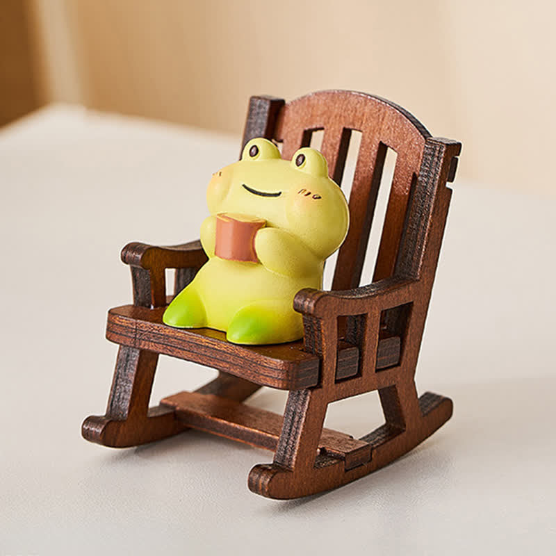 Buddha Stones Hars Kawaii Dieren Schommelstoel Comfortabele Bureaudecoratie - image 0