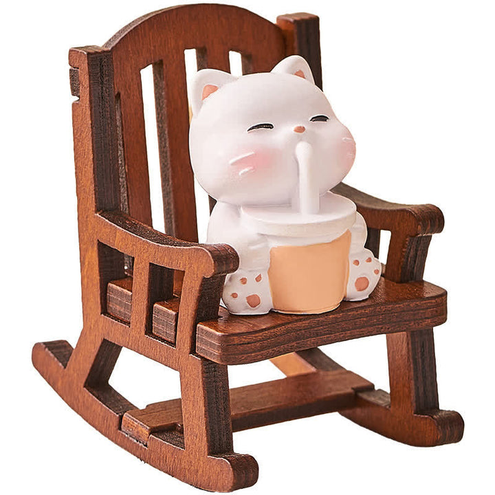 Buddha Stones Hars Kawaii Dieren Schommelstoel Comfortabele Bureaudecoratie - image 10