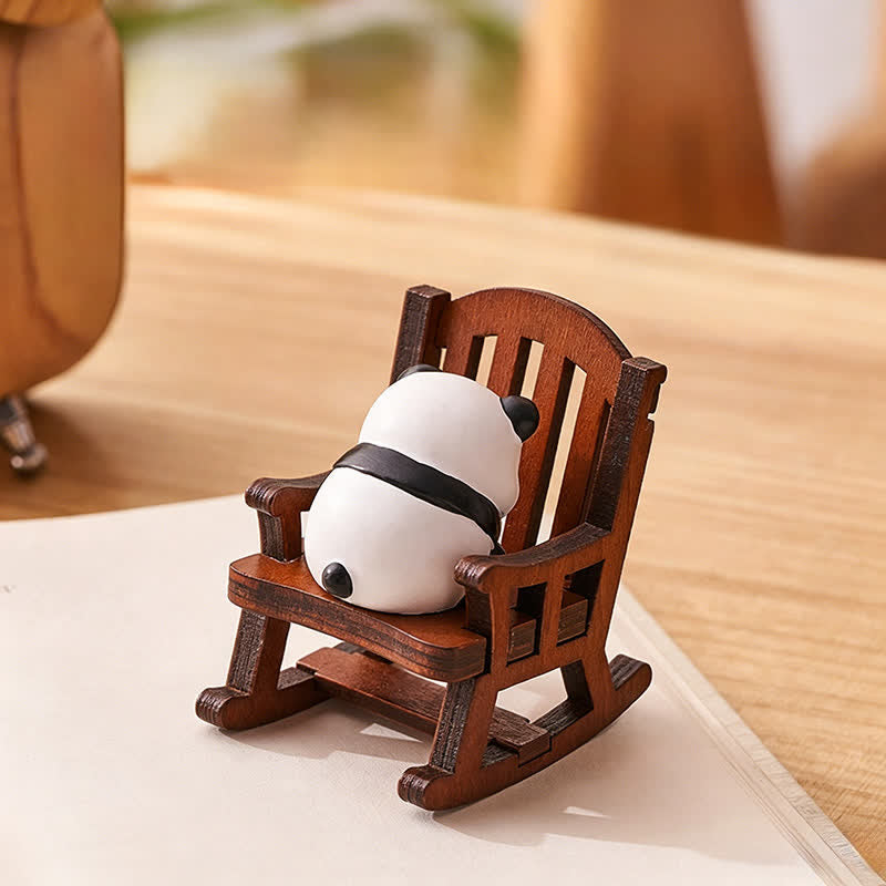 Buddha Stones Hars Kawaii Dieren Schommelstoel Comfortabele Bureaudecoratie - image 8