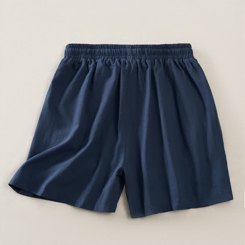 Buddha Stones Zomerse, casual, minimalistische damesshort met trekkoord en zakje. - image 1