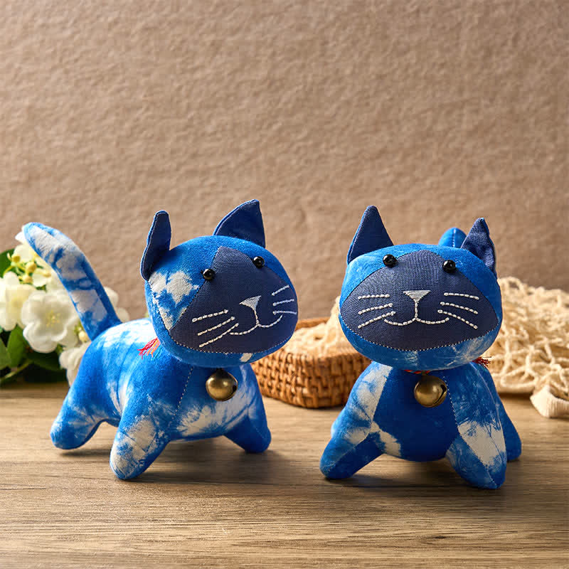 Buddha Stones Handgemaakte tie-dye katoenen kattendecoratie met belletje - image 9