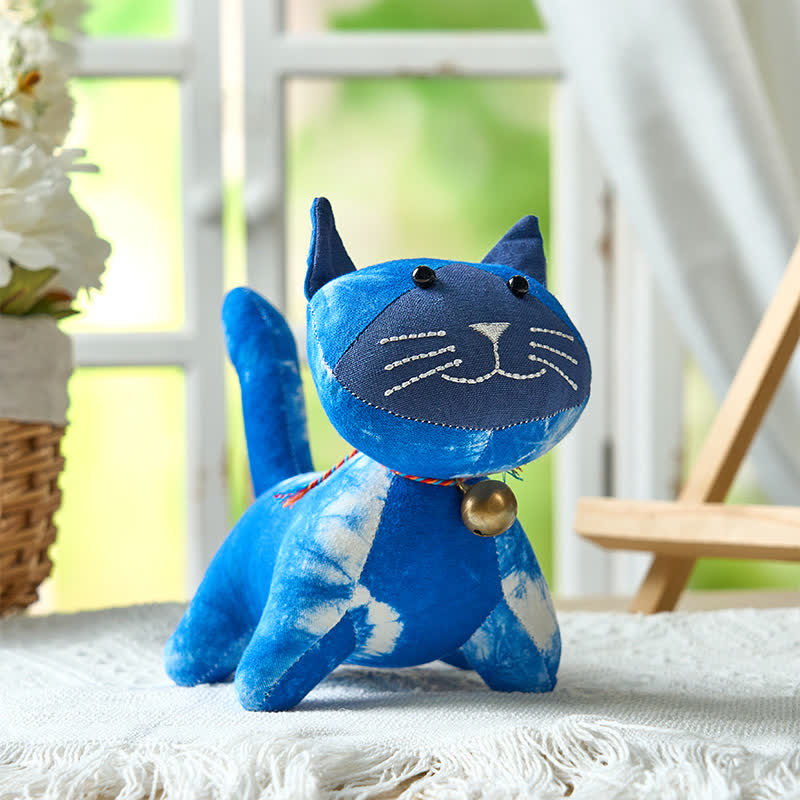 Buddha Stones Handgemaakte tie-dye katoenen kattendecoratie met belletje - image 8