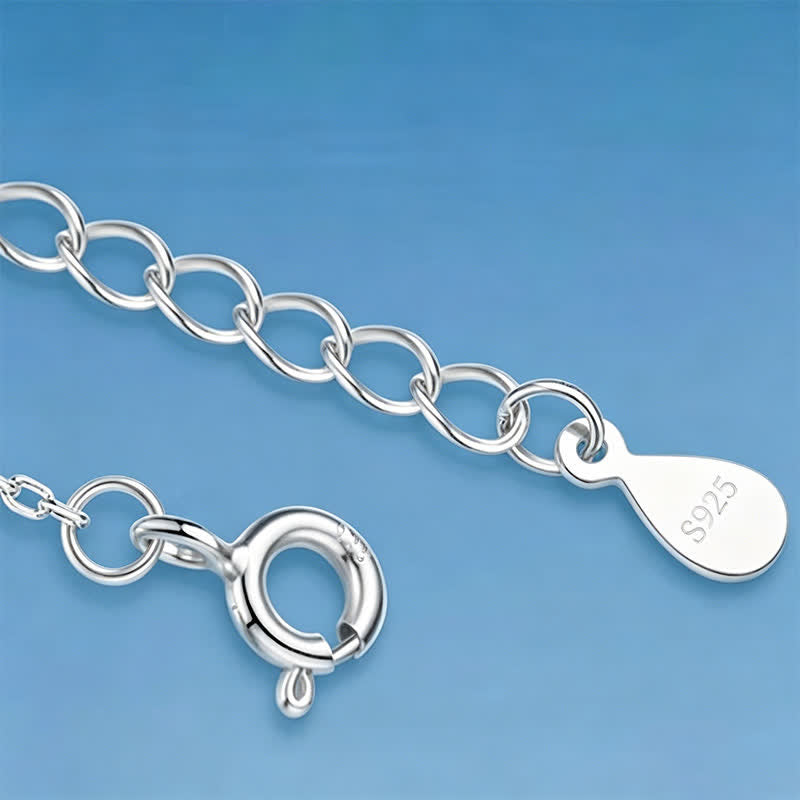 Buddha Stones Witte chalcedoon camelia vredesgesp Ketting - image 9