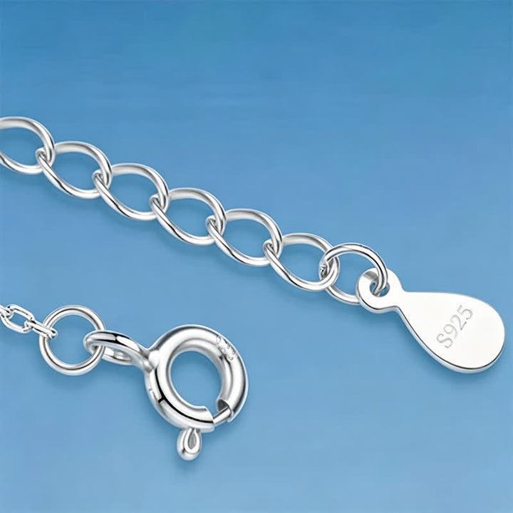 Buddha Stones Witte chalcedoon camelia vredesgesp Ketting - image 9
