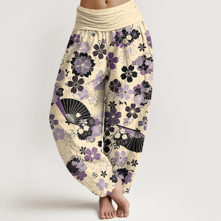 Buddha Stones Dames Waaier met elastische Taille en kersenbloesemmotief, gemaakt van katoen. - Maïszijde - US16, UK/AU20, EU48 (3XL) - image 8