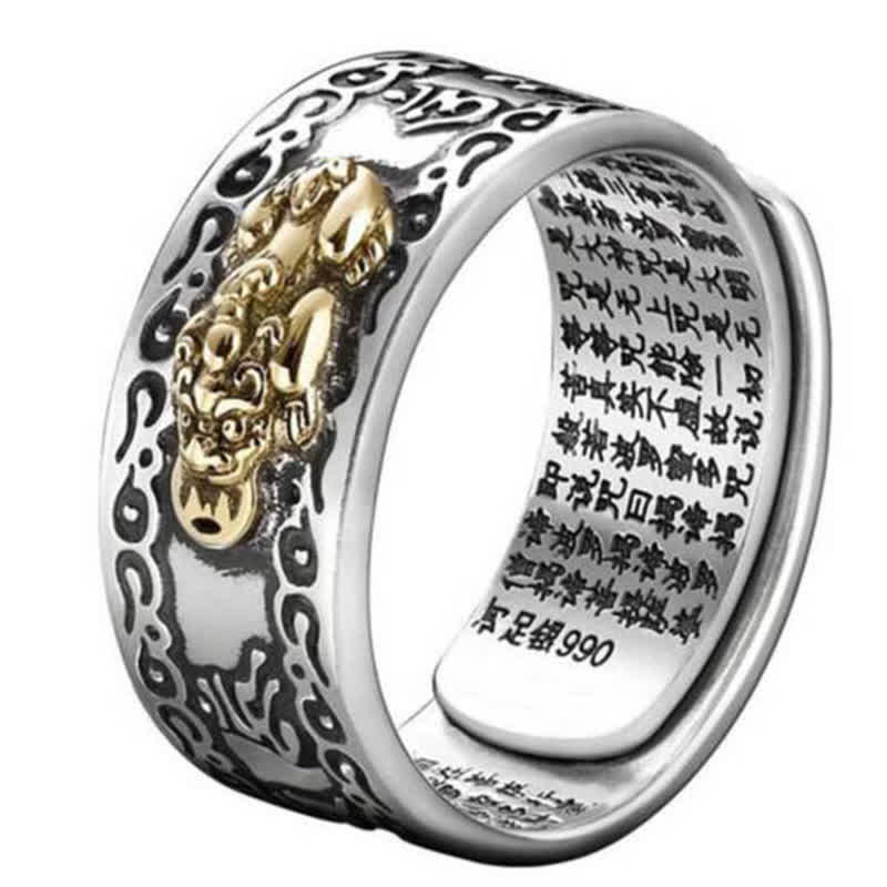 Buddha Stones Gelukbrengende Feng Shui PiXiu Ring - PiXiu - image 0