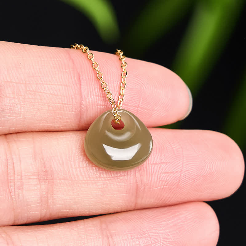Buddha Stones Jade Kinderslot Geluk Mini Hanger Ketting - image 4