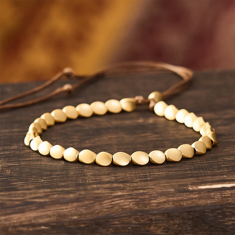 Buddha Stones Koperen Armband met onregelmatig gevormde kralen - 7,9 inch (20 cm) - image 0