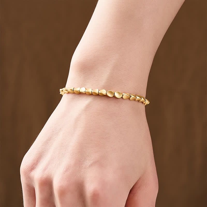 Buddha Stones Koperen Armband met onregelmatig gevormde kralen - image 4