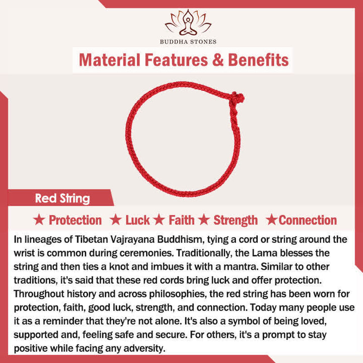 Buddha Stones Handgeweven touwarmband met dubbele koi- Armband - image 7