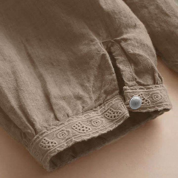 Buddha Stones Casual effen Ronde hals met ronde hals en Mouwlengte . - image 8
