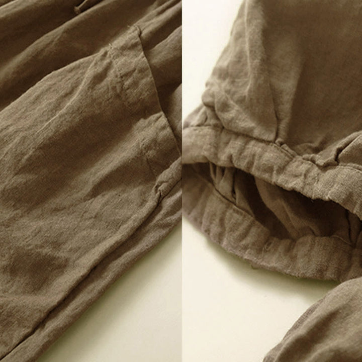 Buddha Stones Commute dames harem capri broek met Zakken - image 4
