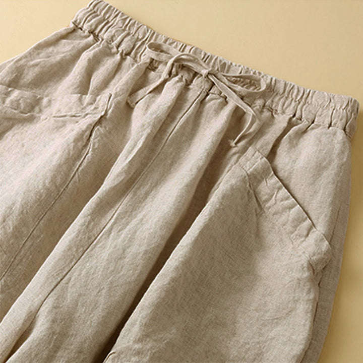 Buddha Stones Commute dames harem capri broek met Zakken - image 13