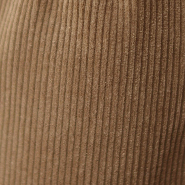 Buddha Stones Casual dames corduroy broek met knoopsluiting en Zakken. - image 5