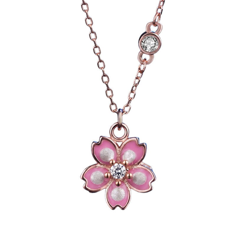 Buddha Stones 925 Sterling Zilveren Kersenbloesem Draaibare Ketting - image 6