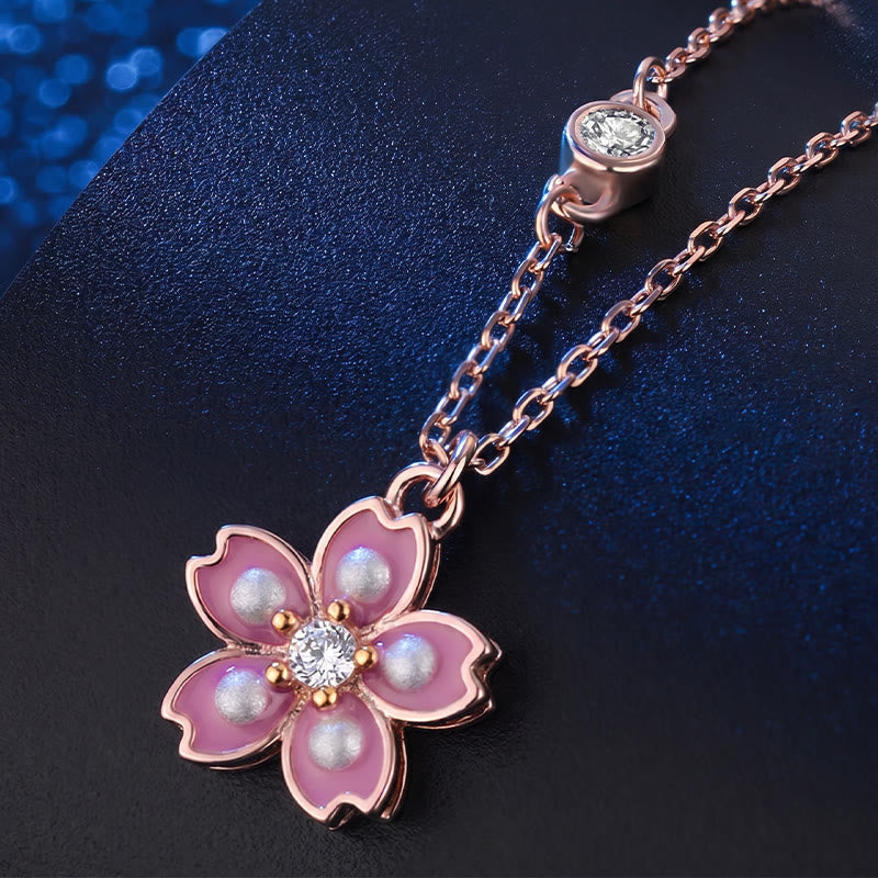 Buddha Stones 925 Sterling Zilveren Kersenbloesem Draaibare Ketting - image 2