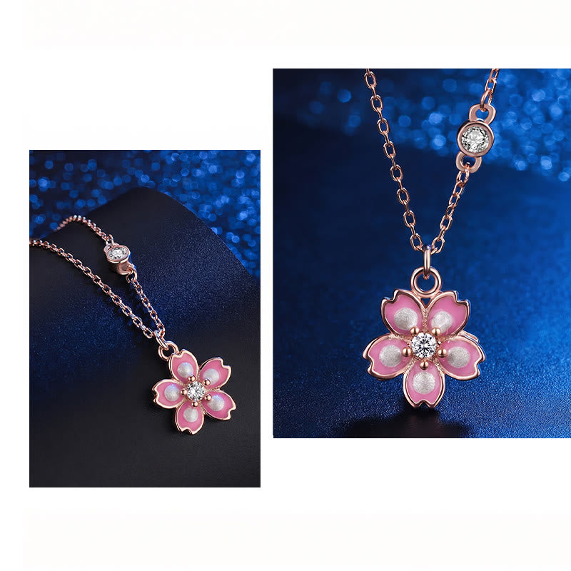 Buddha Stones 925 Sterling Zilveren Kersenbloesem Draaibare Ketting - image 8