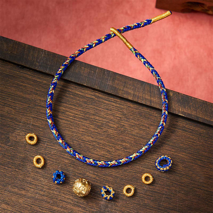 Buddha Stones Handgeweven Om Mani Padme Hum Armband - image 4