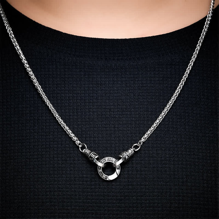 Buddha Stones Koperen Om Mani Padme Hum Ketting - image 4