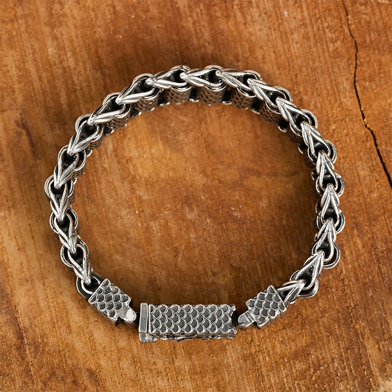 Buddha Stones Koperen drakenarmband met schakels, Armband van rijkdom. - image 1