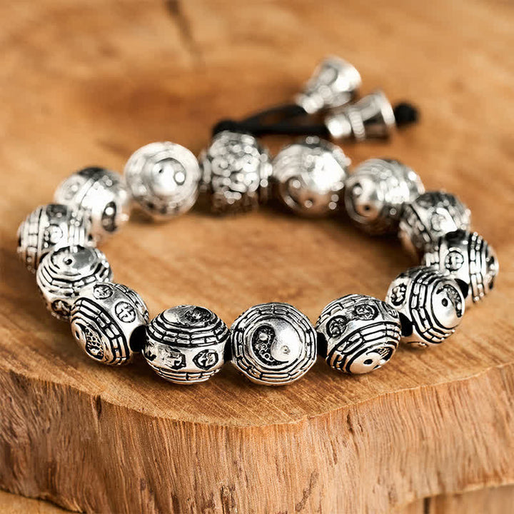Buddha Stones Koperen Bagua Yin Yang Harmonie Ronde Armband - image 2