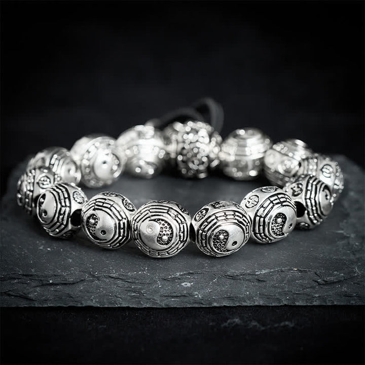 Buddha Stones Koperen Bagua Yin Yang Harmonie Ronde Armband - image 1