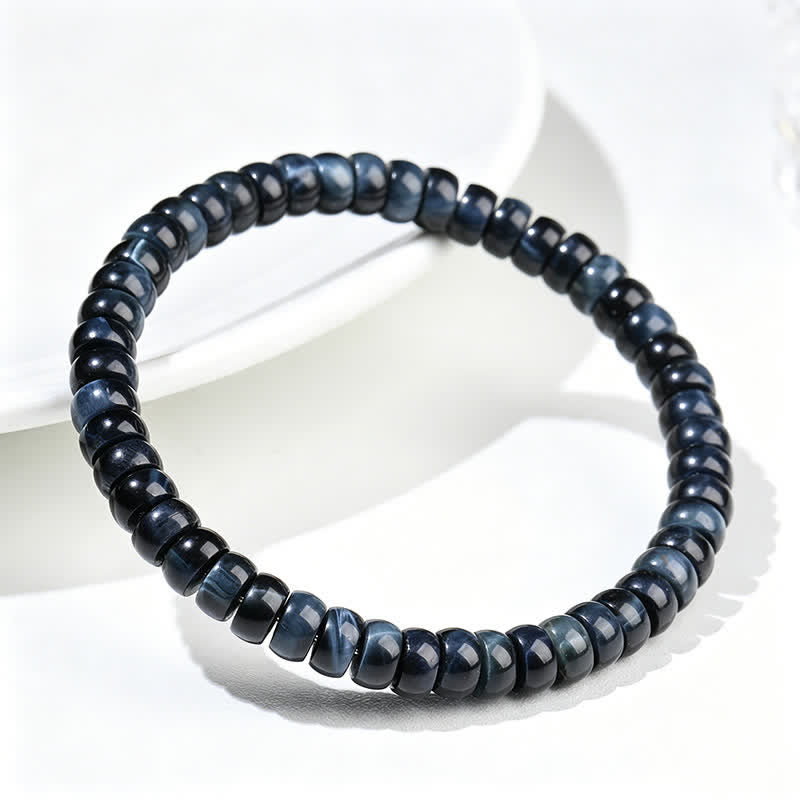 Buddha Stones Armband met blauwe tijgeroog kralen en positieve eigenschappen - image 4