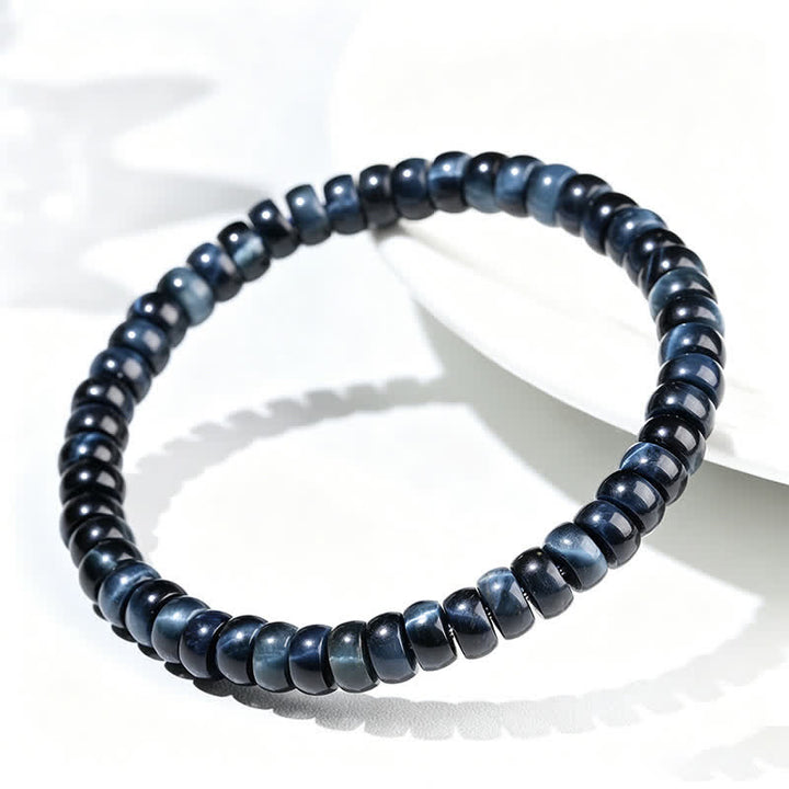 Buddha Stones Armband met blauwe tijgeroog kralen en positieve eigenschappen - image 3